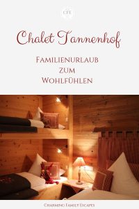 Chalet Tannenhof, Familienurlaub zum Wohlfühlen