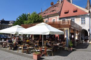 Cafe Einstein am Kleinen Ring, Piata Mica, in Hermannstadt, Sibiu