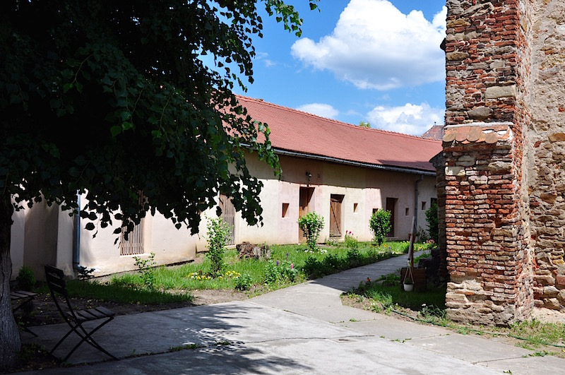 Apartments in the fortified church of Frauendorf, Axente Sever, Transylvania, Romania