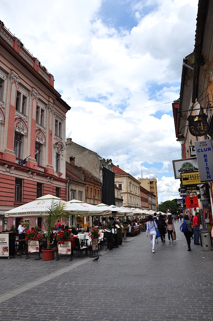 Brasov shopping street