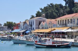 Katakolo harbor, Peloponnese, Greece