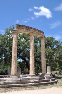 Tempel für die Entzündung des Olympisches Feuer, Olympia