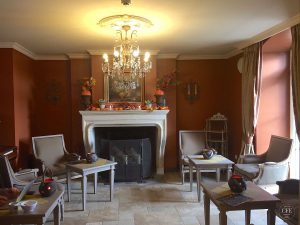 Chateau d'Urspelt, fireplace room