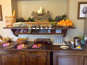 Chateau d'Urspelt, part of the breakfast buffet