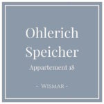 Ohlerich Speicher Apartment 18, Wismar, Charming Family Escapes