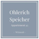 Ohlerich Speicher Apartment 43, Wismar, Charming Family Escapes