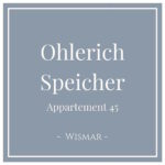 Ohlerich Speicher Apartment 45, Wismar, Charming Family Escapes