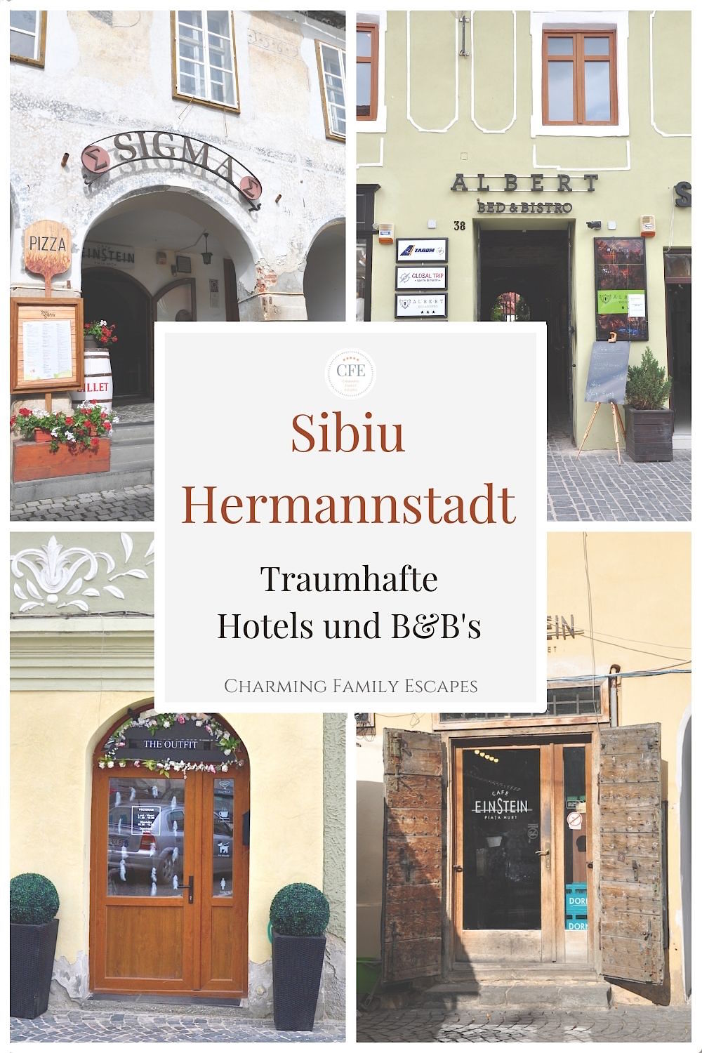 Hotel in Hermannstadt, Sibiu, Siebenbürgen, Rumänien