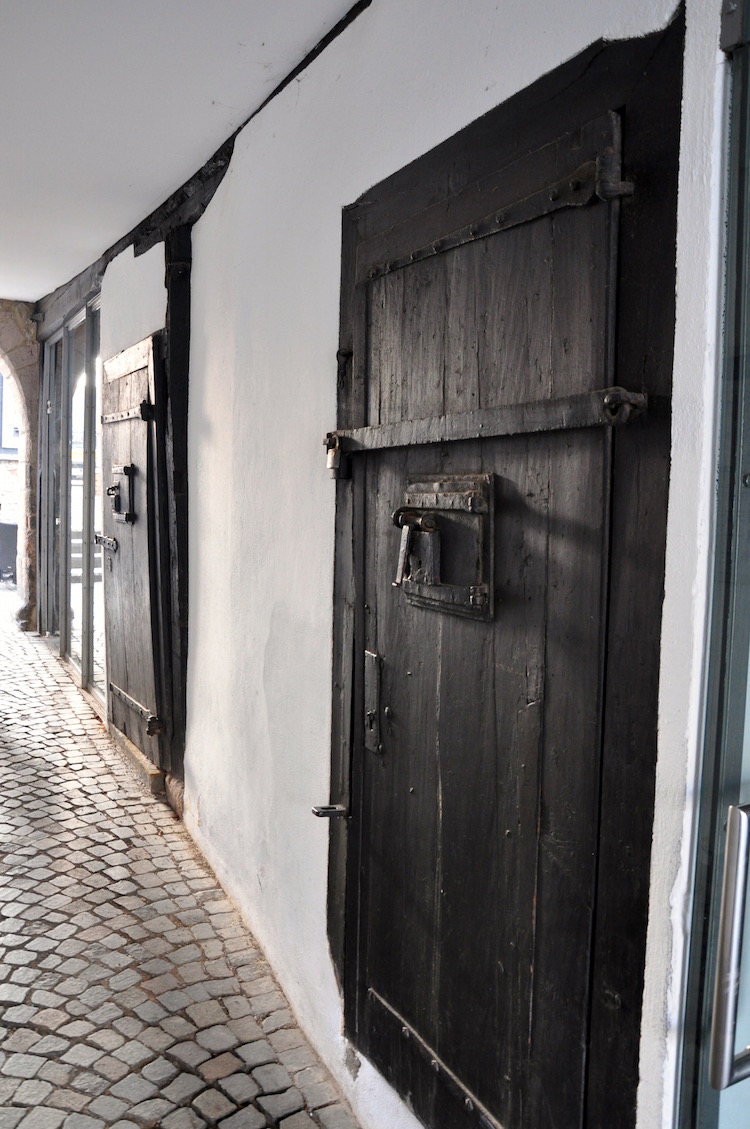 Old prison cells in the old town hall of Hattingen