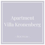 Apartment Villa Kronenberg in Bochum
