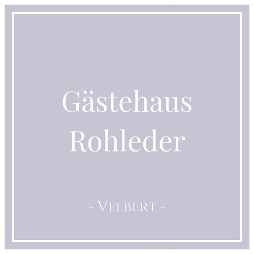 Gästehaus Rohleder, Hotel in Velberg