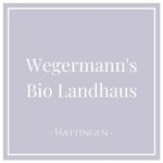 Wegermann's Bio Landhaus, Hotel in Hattingen