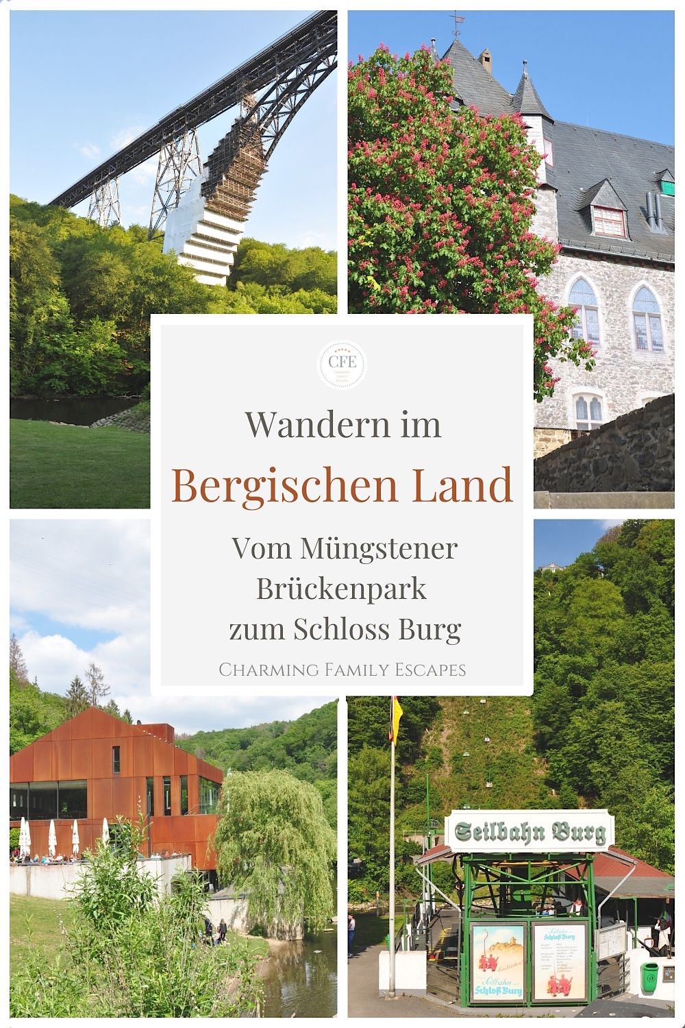 Wandern im Bergischen Land - vom Müngstener Brückenpark zum Schloss Burg