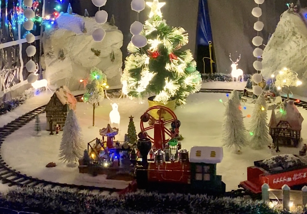 Webersiedlung Mönchengladbach Weihnachten Eisenbahn