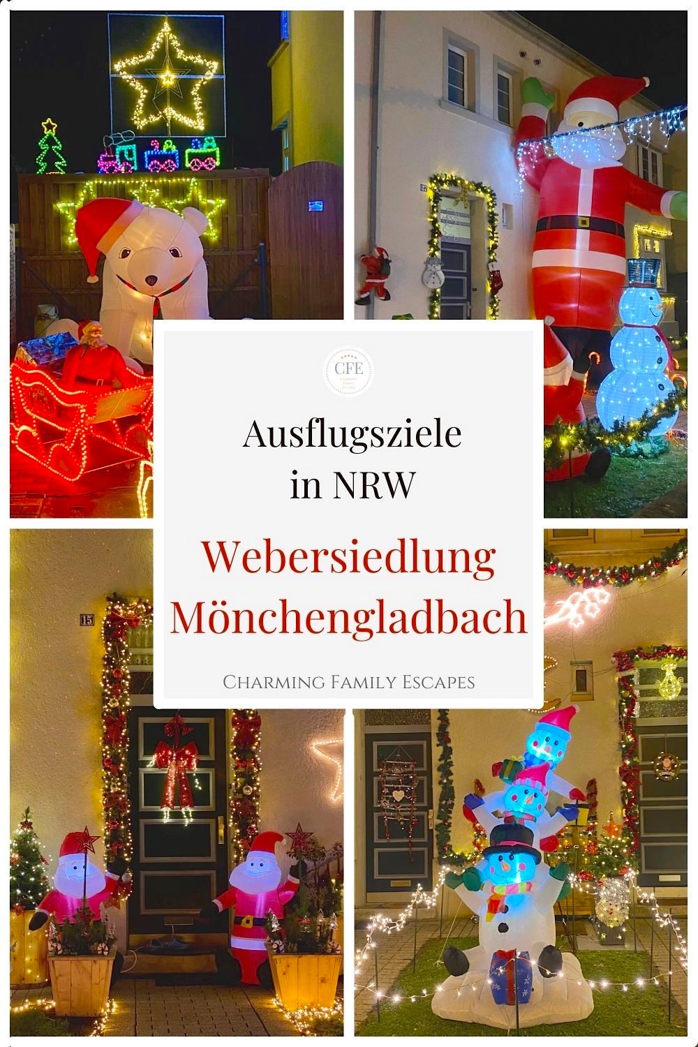 Webersiedlung Mönchengladbach zu Weihnachten auf Charming Family Escapes