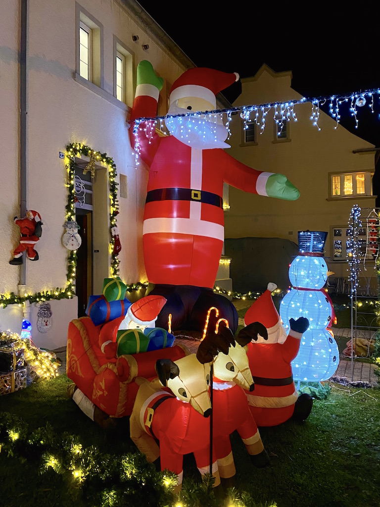 Weihnachtsmann Webersiedlung Mönchengladbach Weihnachten