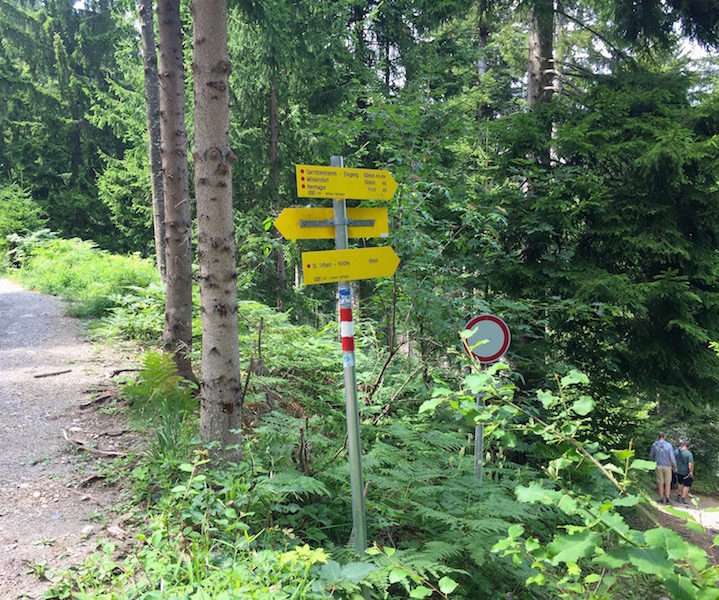 Garnitzenklamm signpost