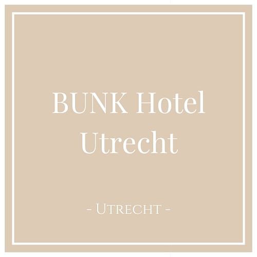 BUNK Hotel Utrecht, Niederlande