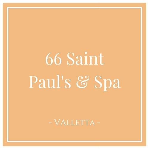 Hotel Icon für 66 Saint Paul's & Spa Hotel Valletta, Malta auf Charming Family Escapes
