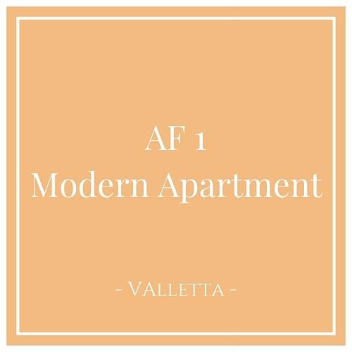 Hotel Icon für AF 1 - Modern 1BR duplex Apartment Valletta, Malta auf Charming Family Escapes