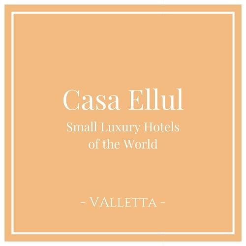 Hotelicon für Casa Ellul - Small Luxury Hotels of the World - Valletta, Malta auf Charming Family Escapes