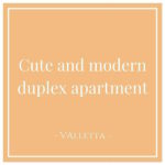 Hotel Icon for Cute and modern duplex apartment Valletta, Malta on Charming Family Escapes