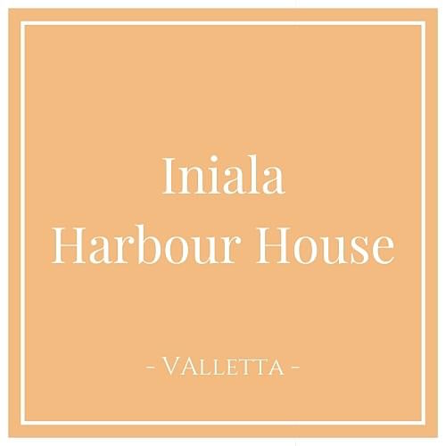 Hotelicon für Iniala Harbour House Hotel Valletta, Malta auf Charming Family Escapes