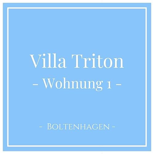 Ferienwohnung Villa Triton in Boltenhagen an der Ostsee, Deutschland