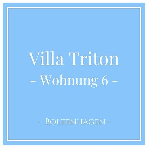 Villa Triton, Ferienwohnung 6 in Boltenhagen an der Ostsee, Deutschland