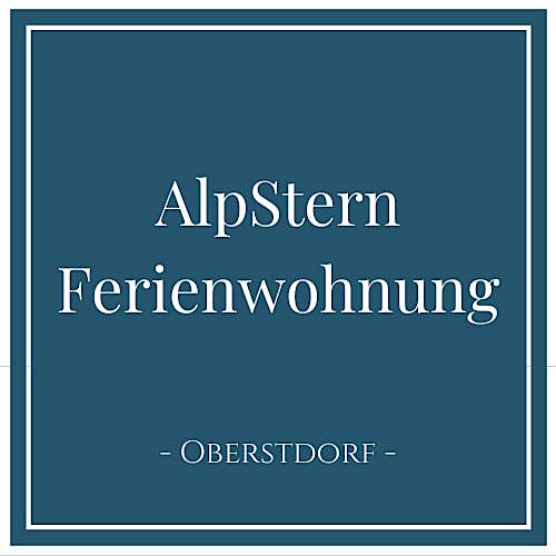 AlpStern Ferienwohnung in Oberstdorf im Allgäu, Deutschland