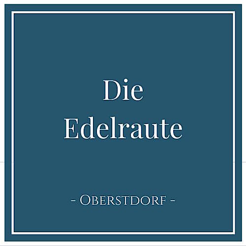 The Edelraute, holiday apartment in Oberstdorf in the Allgäu, Germany