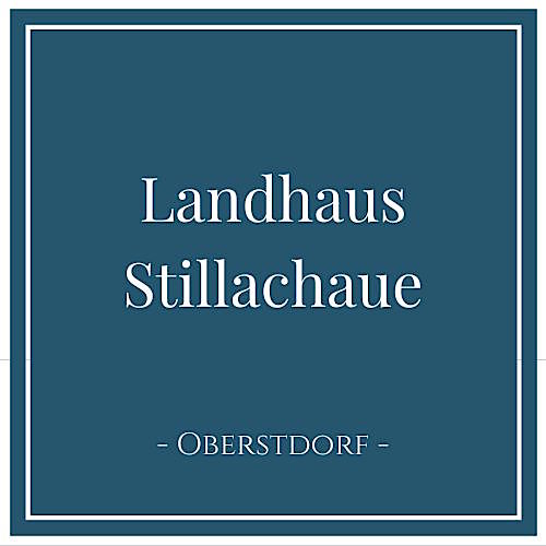 Landhaus Stillachaue, holiday apartment in Oberstdorf in the Allgäu, Germany