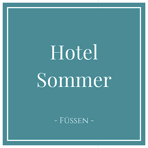 Hotel Sommer in Füssen im Allgäu, Deutschland