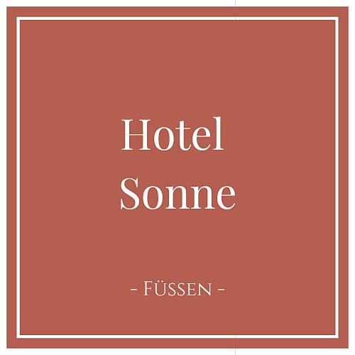 Hotel Sonne in Füssen im Allgäu, Deutschland