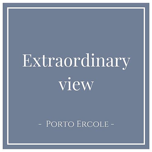 Extraordinary view, Porto Ercole, Italien