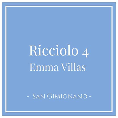 Ricciolo 4, Emma Villas, San Gimignano, Italien